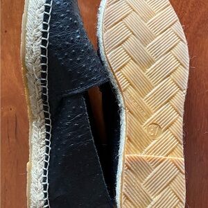 Black Espadrille Flats